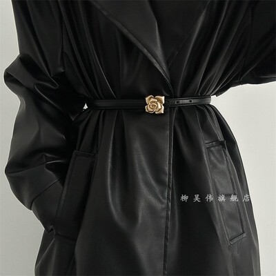 花朵腰带配裙子衣服收腰