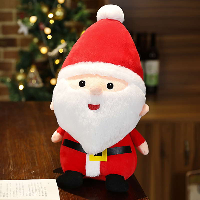 创意圣诞老人公仔毛绒玩具麋鹿雪人娃娃女生圣诞节日礼物可爱玩偶