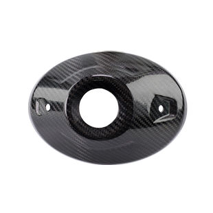 适用于BMW宝马G310R改装摩托车排气管防烫隔热盖真碳纤维保护外壳