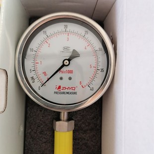 厂家直销高压均质机原厂配件均质机专用压力表 隔膜式抗震压力表