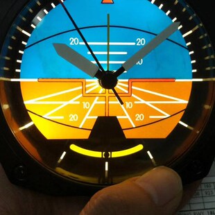 4KRZ塞斯纳飞机仪表空速表闹钟高度表闹钟姿态仪闹钟航向仪闹