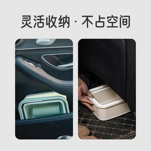 車載出行露營(yíng)收納使用方便 自帶垃圾袋收納盒 迷你垃圾桶 折疊式