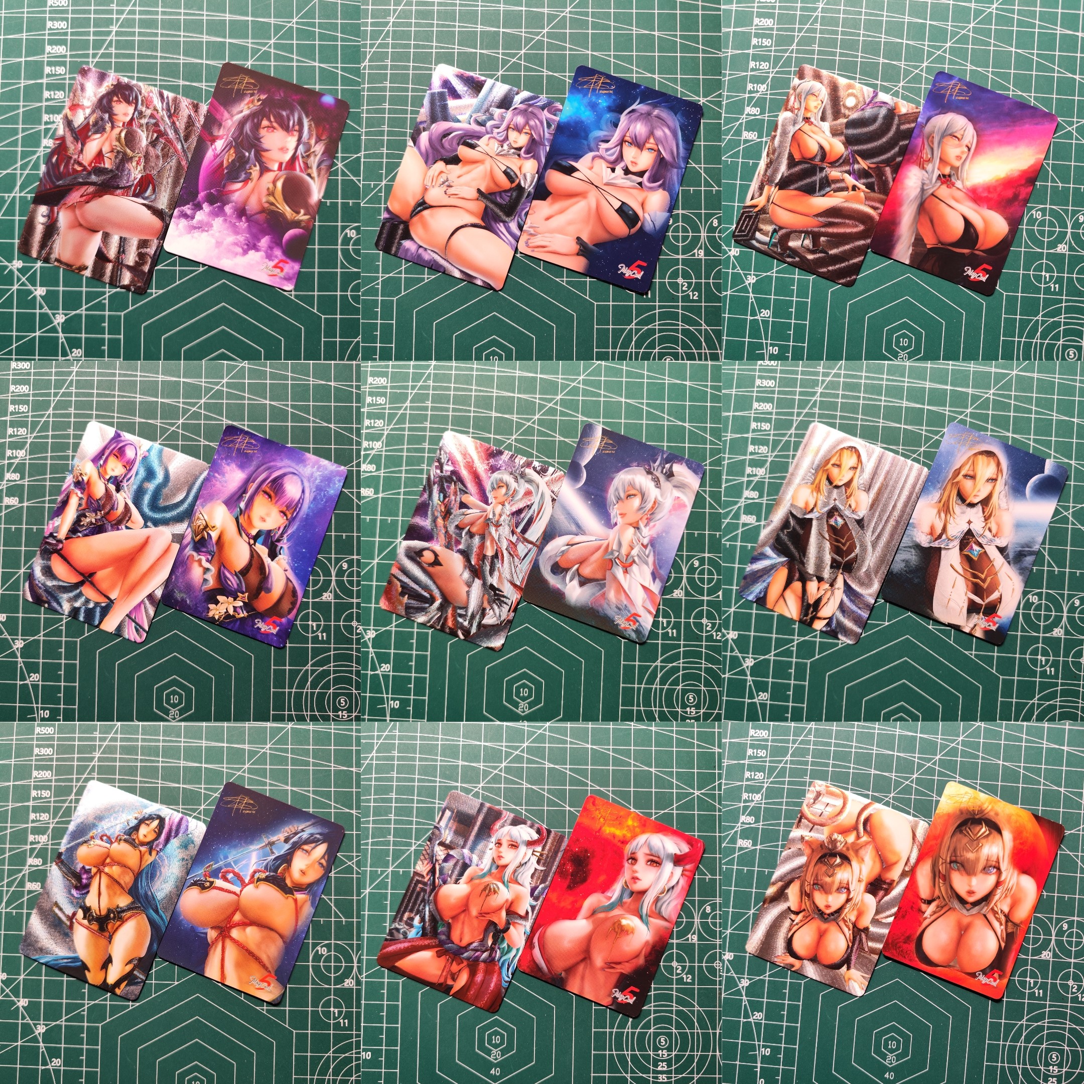 ACG女神粗闪单卡合集3丨多款热门动漫人气美女同人收藏卡牌59×86