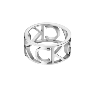 Calvin 凯文克莱NAME系列字母情侣ck戒指情人节礼物 Klein