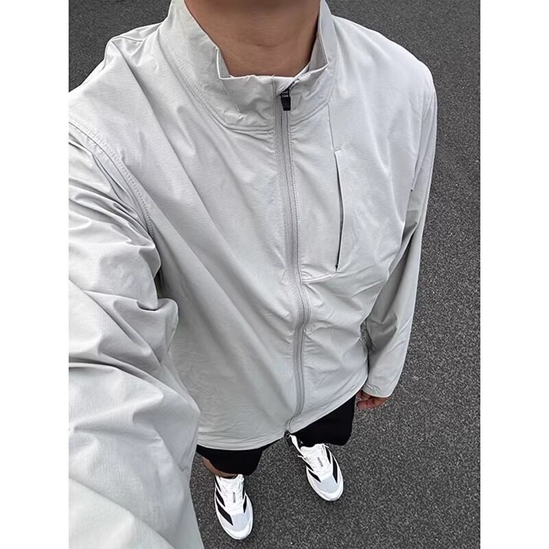 男士夏季冰丝速干防晒夹克薄款