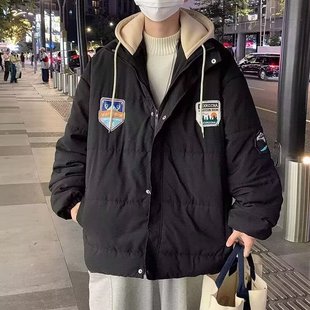 夹克刺绣徽章贴标棒球服百搭拼接美式 休闲情侣款 复古外套 美式 春季