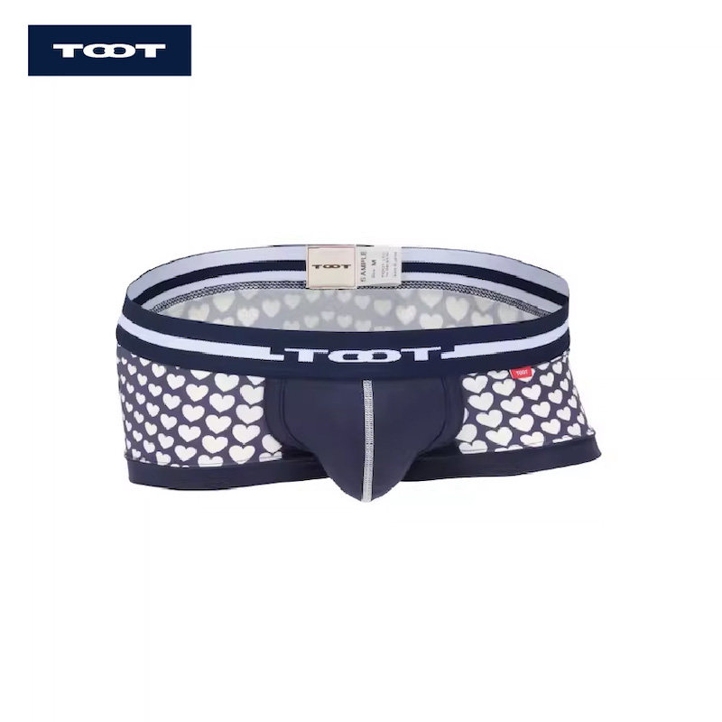 TOOT心形图纹平角舒适男士内裤