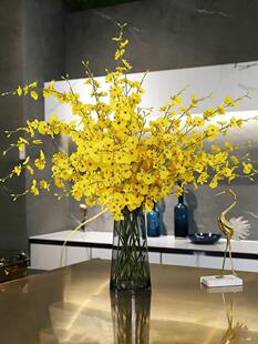 假话花仿真花装饰花卉高档跳舞兰仿真轻奢摆件高品质客厅餐桌电视