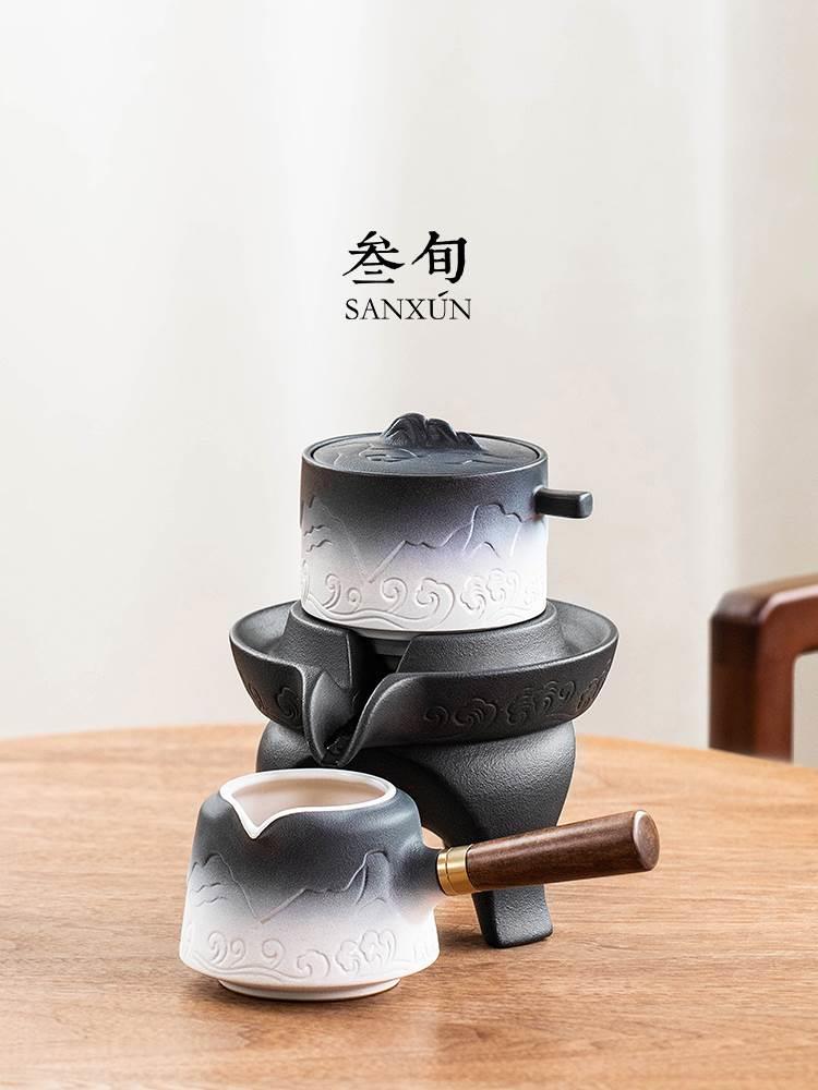 功夫茶具套装家用喝茶泡茶中式简约陶瓷客厅干泡高级新款茶盘定..