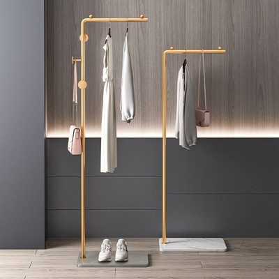 挂衣架落地卧室简易衣架子不占地家用室内房间衣服衣帽架小型