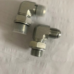 美制扩口转英制管螺纹直角可调向带O型圈密封JIC液压接头1JG9