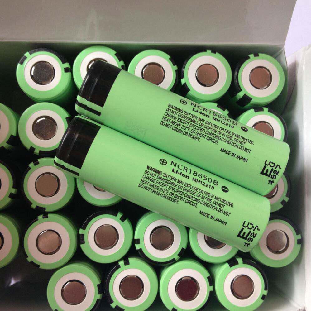 全新NCR18650B 18650 3.7V 3400 3400mAh 平头3400毫安锂电池