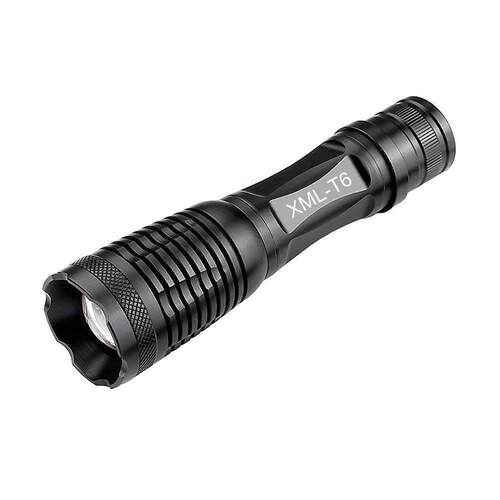 户外 T6强光手电筒 伸缩变焦调焦 自行车前灯10W LED灯