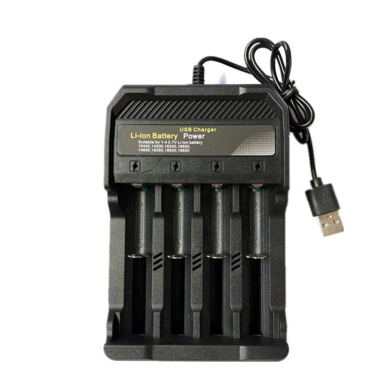 18650四槽USB充电器锂电池 2A usb充电器4.2V 3.7V充电器智能四充