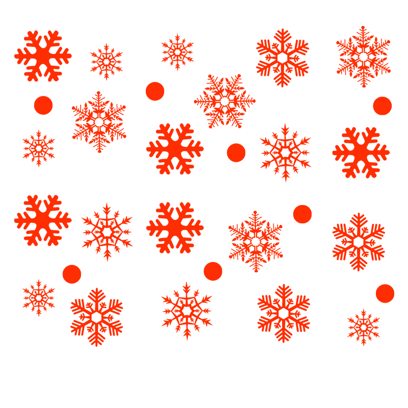 圣诞节雪花贴纸批发店铺橱窗户玻璃门窗静电贴装饰品贴画节日用品