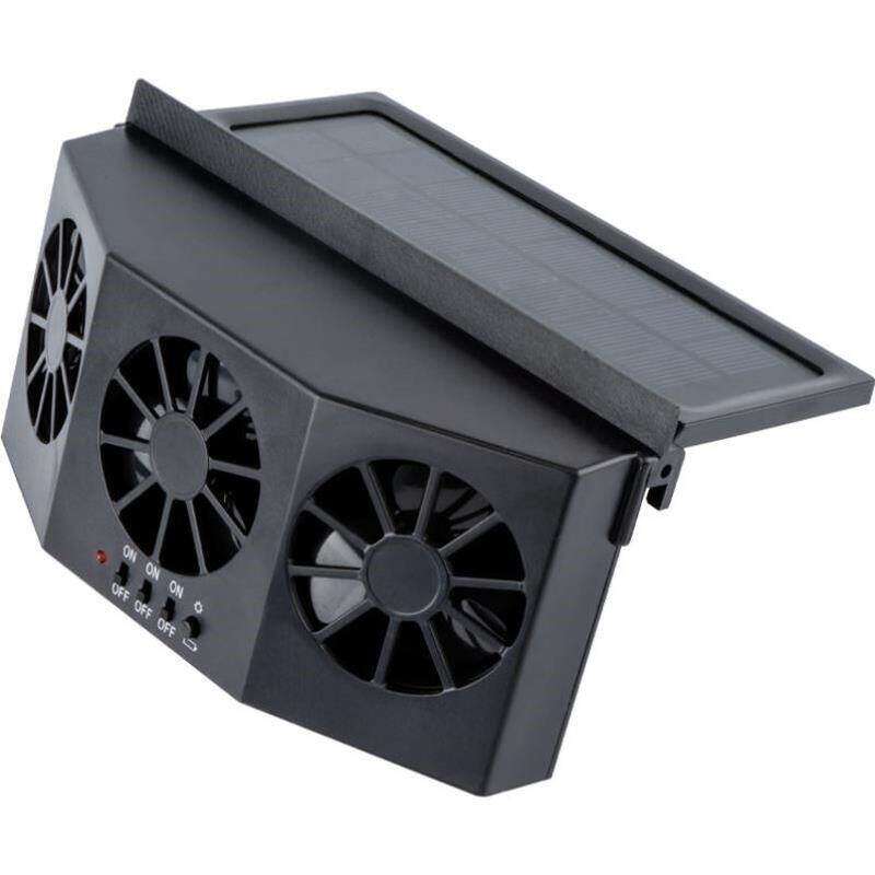 太阳能换气扇汽车用车窗排气扇车载风扇通风散热器车内降温排风扇