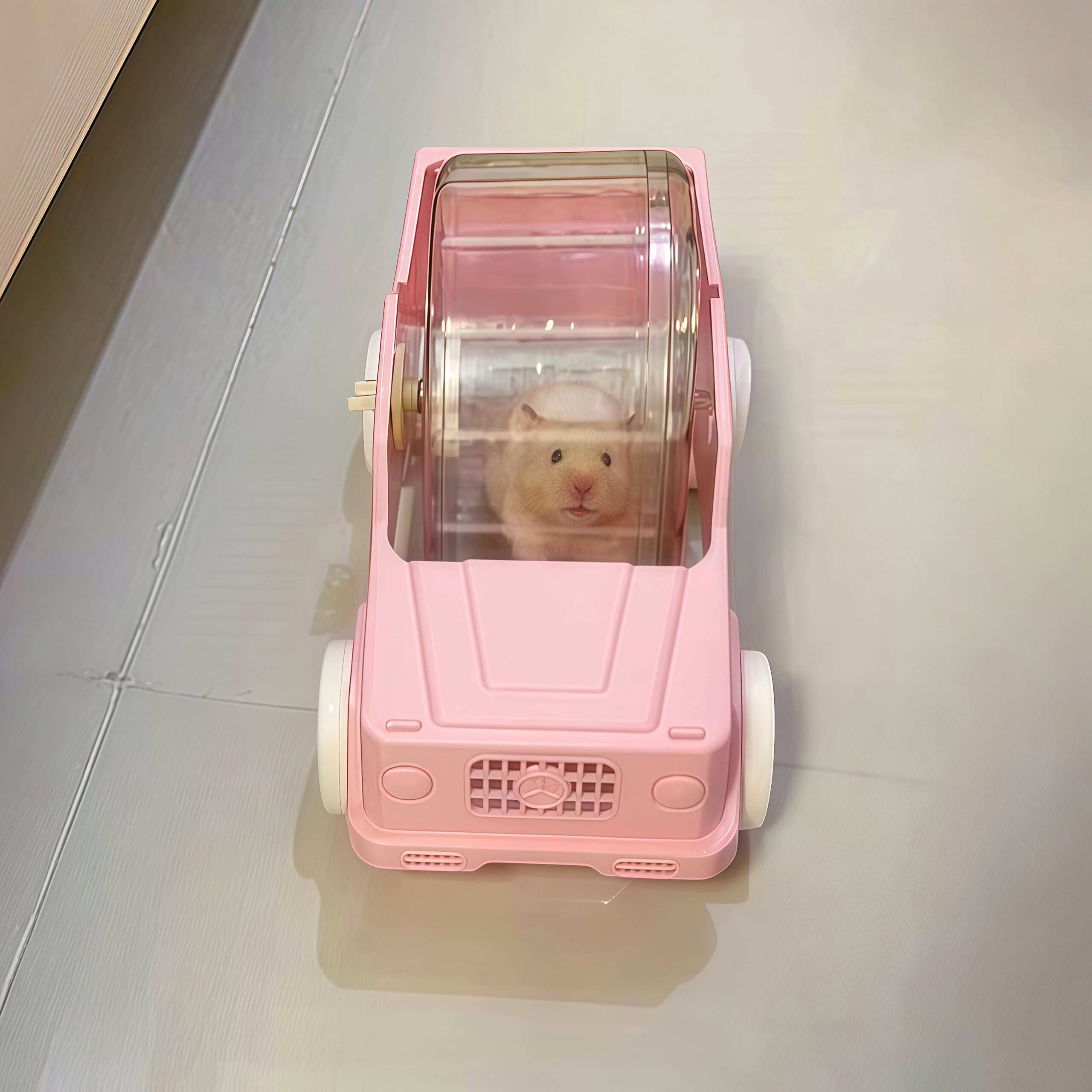 【遛鼠神器】仓鼠跑轮超静音金丝熊玩具汽车跑球跑轮解闷自嗨跑轮
