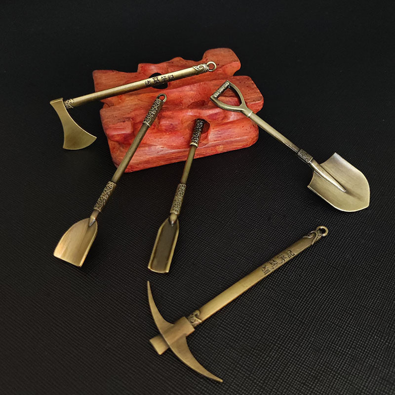 盗墓笔记周边洛阳铲斧头镐子套装玩具模型工具张起灵镐子金属摆件