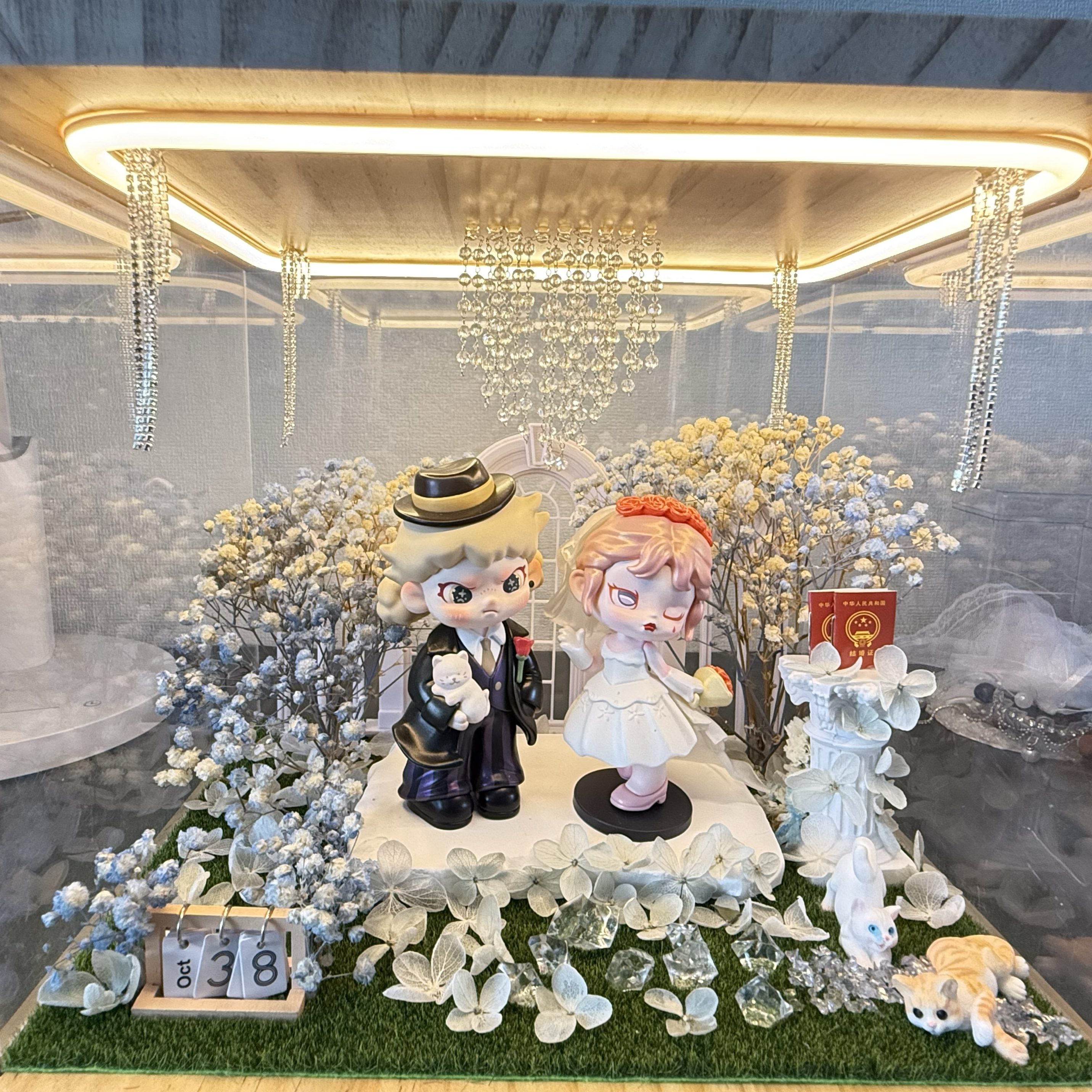 泡泡玛特造景送闺蜜朋友同学