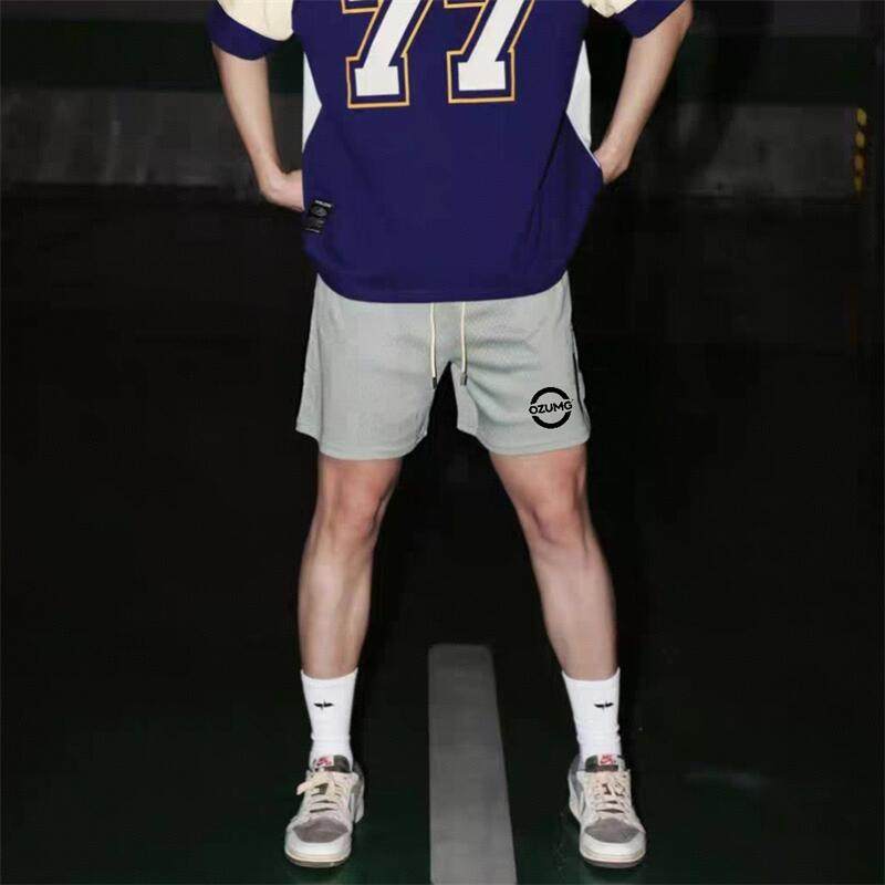 夏季新款OZUMG运动篮球三分短裤夏男生网眼健身户外宽松透气训练