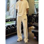 青年学生潮牌高街薄款 美式 篮球卫裤 印花美式 直筒休闲 潮牌春秋新款