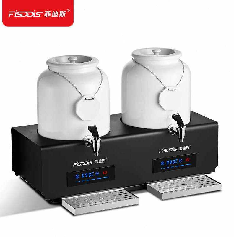 直销菲迪斯自助餐陶瓷牛奶鼎保温豆浆咖啡鼎电加热果汁桶自助餐饮属于什么档次？