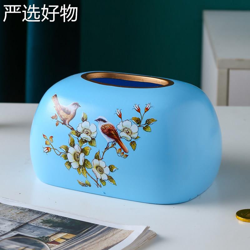 【全国包邮】瓷斯堪的纳维亚纸巾盒饰品陶家客厅室卧餐厅咖啡桌存