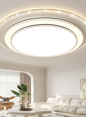 2025年新款客厅灯圆形灯具简约现代大气主灯led吸顶灯花型1米大灯