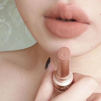 官方正品裸门清冷低饱和裸咖小天使固体唇泥棒丝绒哑光显白口红