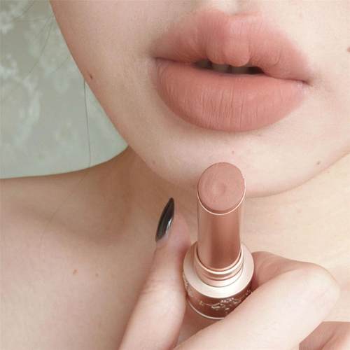 官方正品裸门清冷低饱和裸咖小天使固体唇泥棒丝绒哑光显白口红