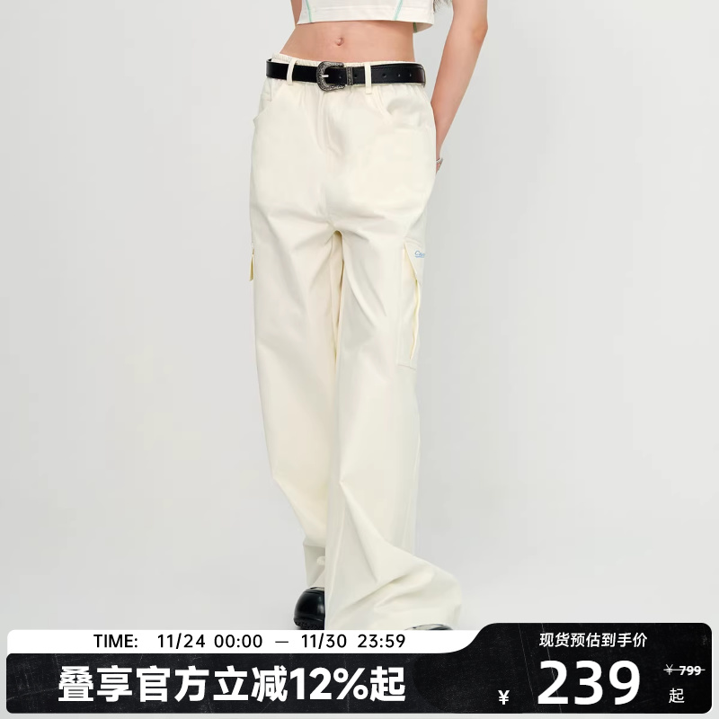 女子女子轻运动系列工装长裤