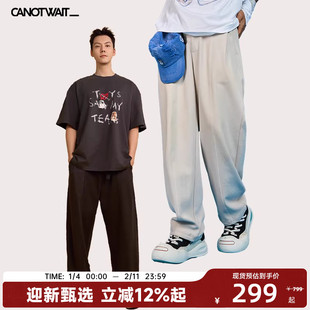【陈伟霆同款】canotwait机能卡扣阔腿裤休闲裤男女长裤子秋冬