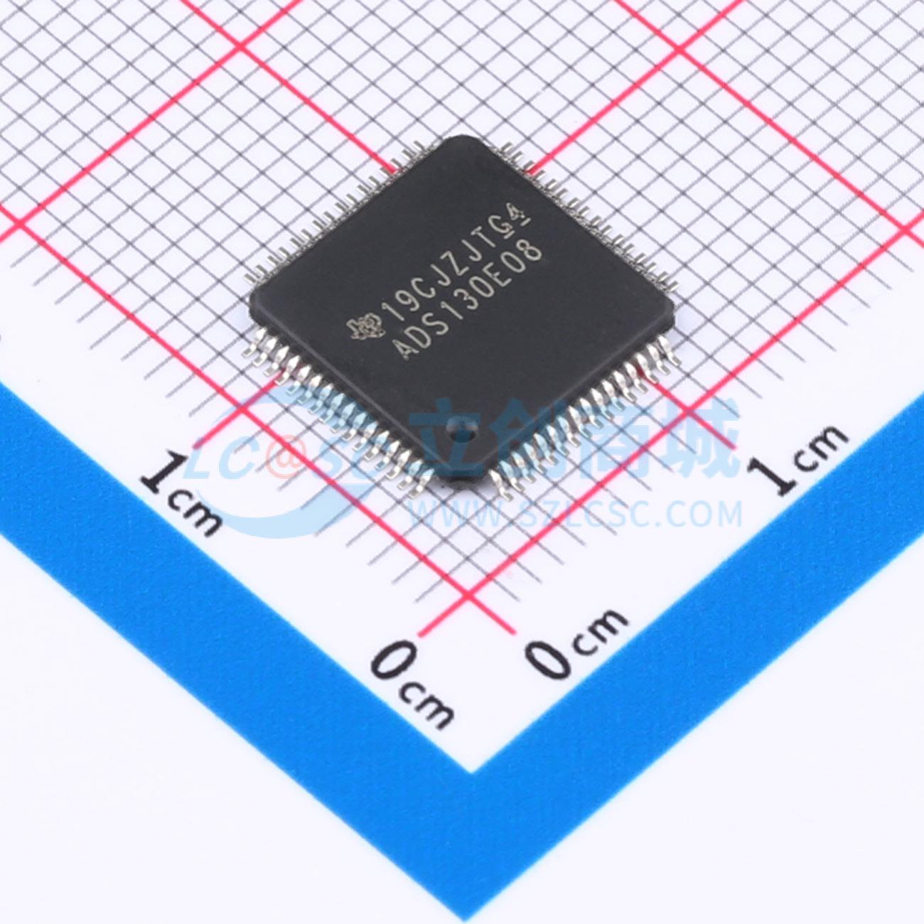 ADS130E08IPAGR TQFP-64(10x10) 模拟前端(AFE) TI(德州仪器)正品