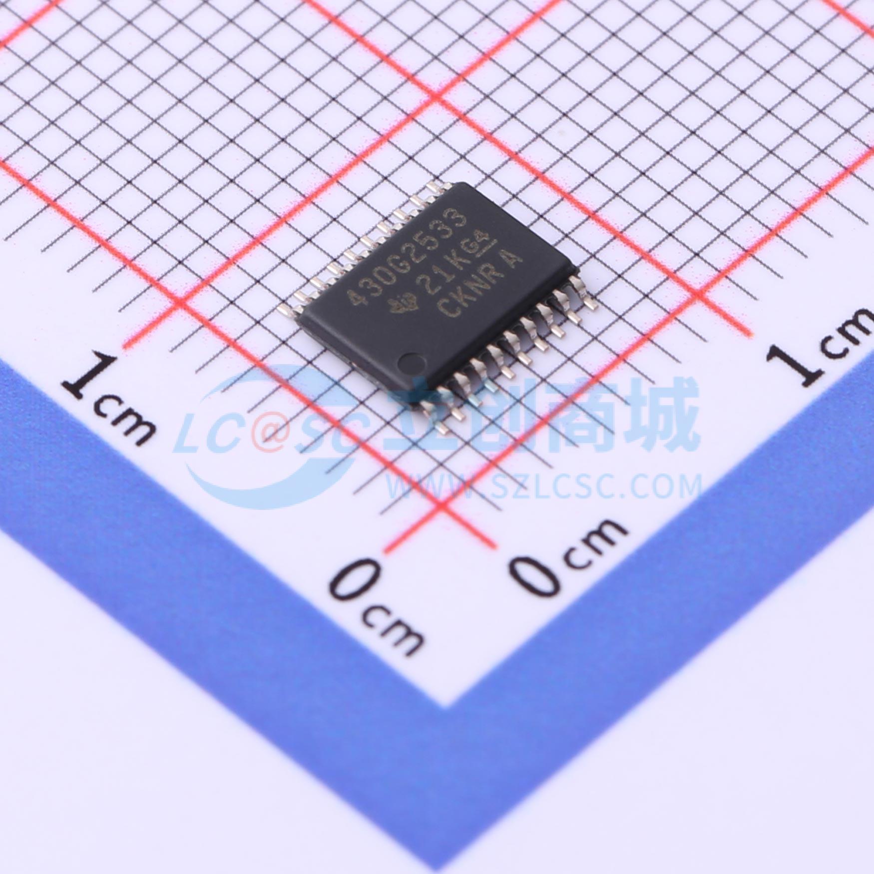 MSP430G2533IPW20R TSSOP-20 单片机(MCU/MPU/SOC) TI(德州仪器)