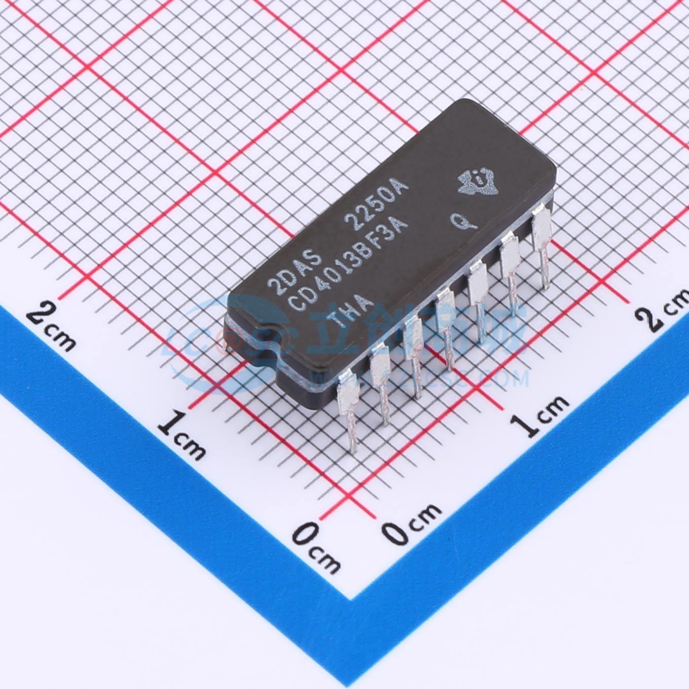 CD4013BF3A CDIP-14 触发器 TI(德州仪器)全新原装 电子元器件配