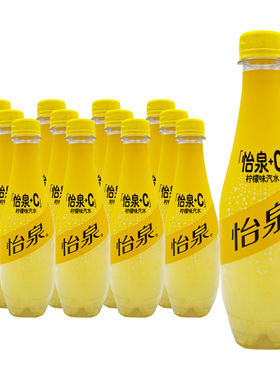 可口可乐 怡泉+C柠檬味汽水400ml*12瓶 碳酸饮料汽水整箱