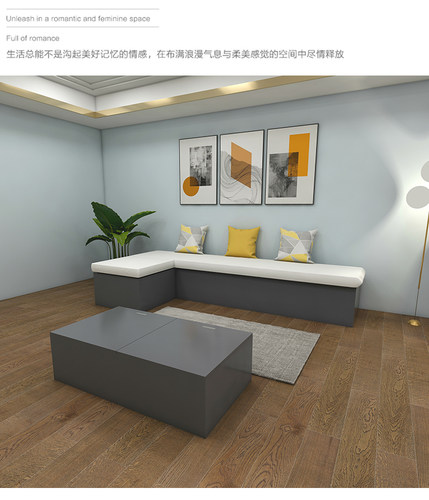 榻榻米环保板材床衣柜定制