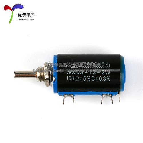 WXD3-13-2W 103 10K欧精密多圈线绕电位器滑动变阻器10KΩ