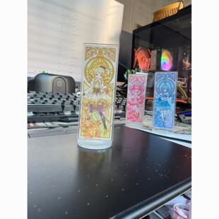 魔法少女折叠屏风穆夏高颜值鹿目圆晓美焰佐仓杏子巴麻美树沙耶香