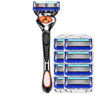 德国精工五层刀片手动剃须刀男士2026新款小型高端刮胡子不留黑点