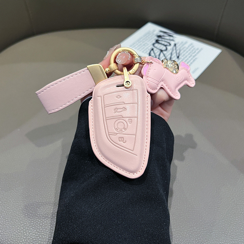 适用于宝马5系钥匙套530le刀锋x320li女扣壳2021新款x5高档525包