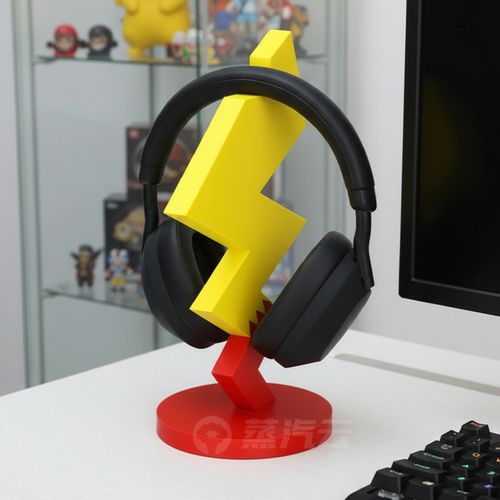 皮卡丘尾巴创意耳机架