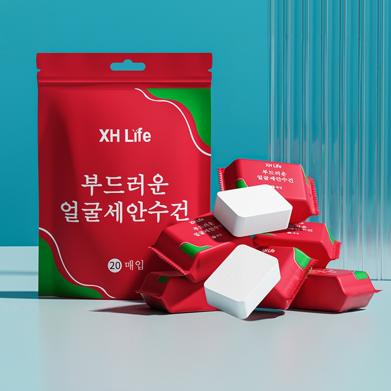 校花日记一次性压缩洗脸巾