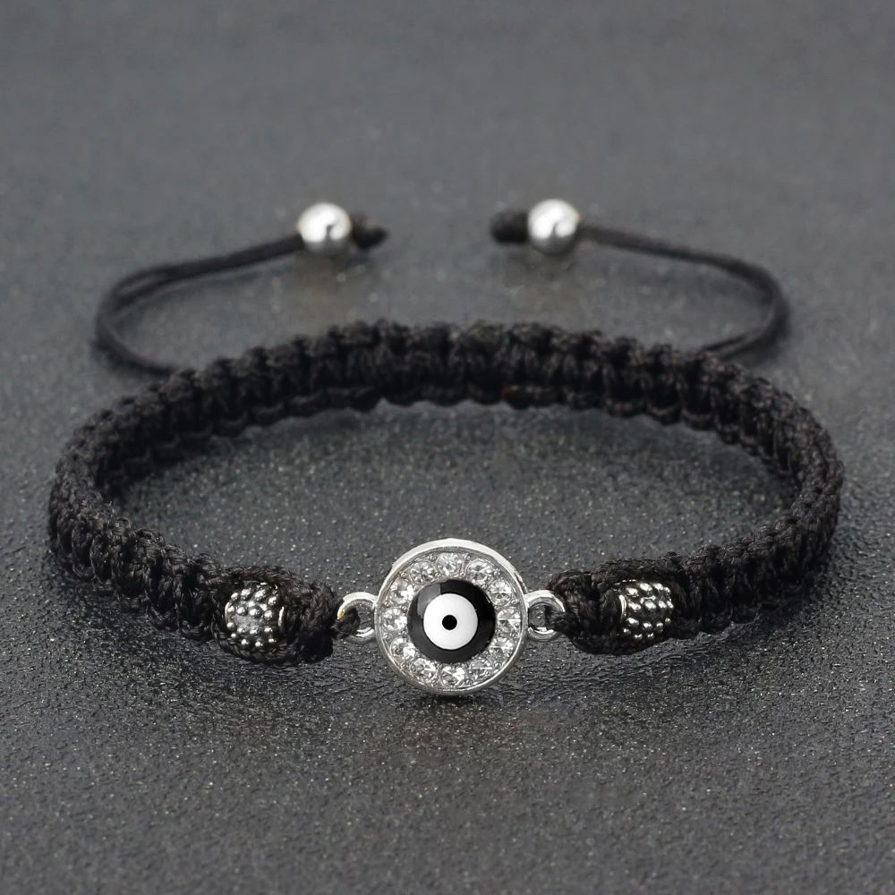 Handmade Turkish Evil Eye Bracelets For Women Men Braided