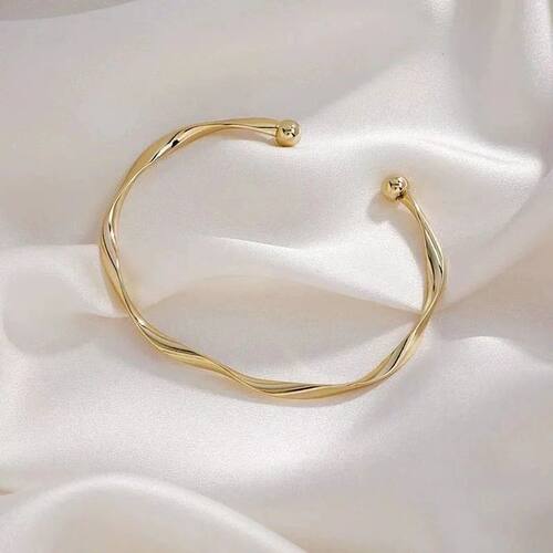 Stainless Steel Gold Color Bamboo Joint Bangles Trend