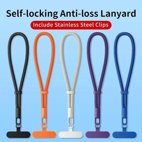 Universal Adjustable Mobile Phone Lanyard Short Wrist Strap