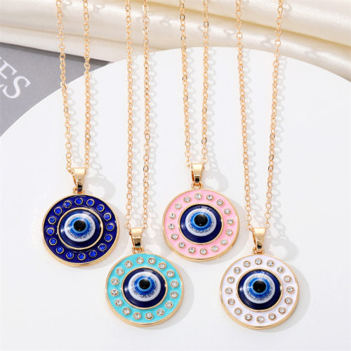 Vintage Boho Evil Eye Necklace For Women Couple Gift Ethnic
