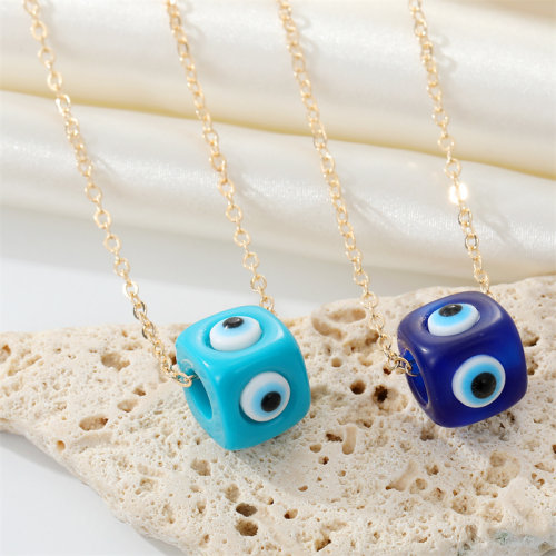 1pcs Simple Evil Eye Bead Necklace For Women Gift New