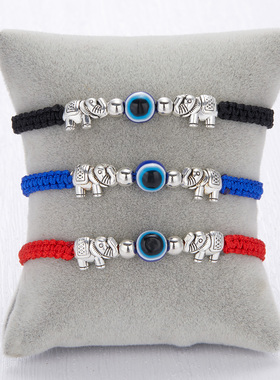 Classic Blue Evil Eye Couple Bracelets for Woman Men Charm