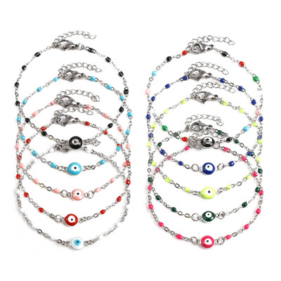 Stainless Steel Religious Link Cable Chain Bracelets Silver